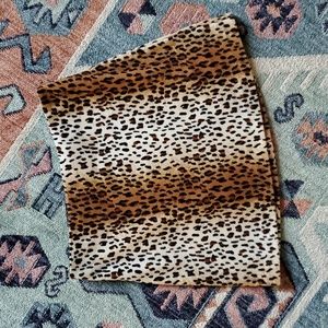 Y2K Leopard Skirt